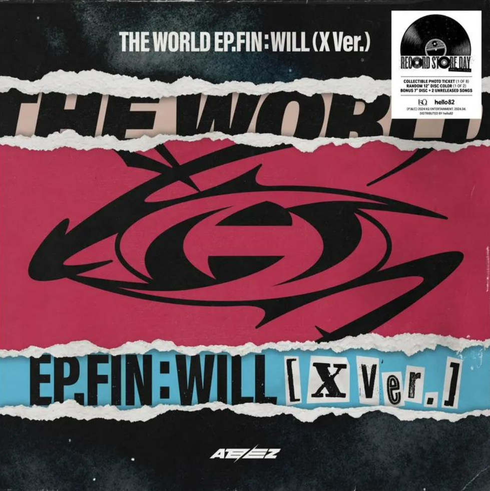 ATEEZ THE WORLD EP.FIN X ver レコードデイ限定 LP 30% OFF] : ATEEZ - THE WORLD EP.FIN : WILL (X Ver.) RSD - LP