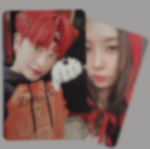 SET OF 1 BOY + 1 GIRL OFFICIAL PHOTO CARDS - PROVIDED ONLY RANDOMLY