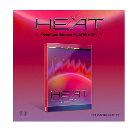 (G)I-DLE - HEAT (Premium Sleeve FLARE Ver.)