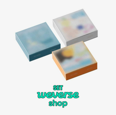 SEVENTEEN - 12th Mini Album Spill the Feels (Standard Ver. set of 3) + WEVERSE BONUSES *