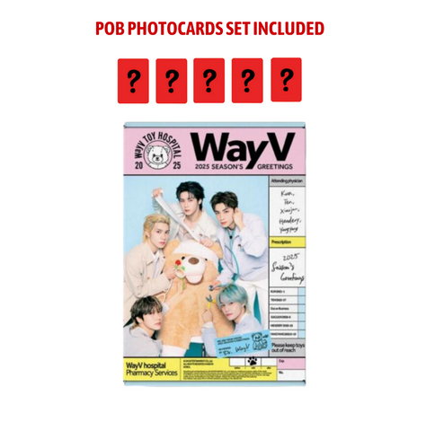 WayV - 2025 SEASON'S GREETINGS + POB PHOTOCARDS SET *