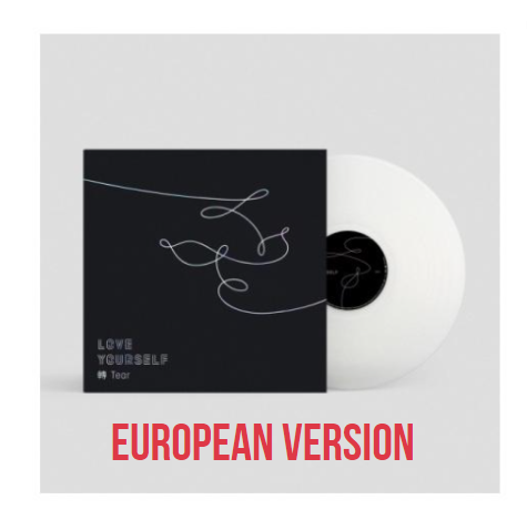 BTS - LOVE YOURSELF 'TEAR' (LP) - EUROPEAN VERSION – KYYO