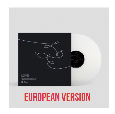 BTS - LOVE YOURSELF 'TEAR' (LP) - EUROPEAN VERSION