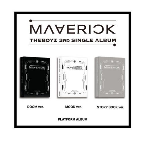 [50% OFF] : THE BOYZ - MAVERICK (Platform Ver.) - RANDOM VERSION ONLY