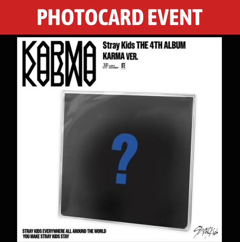 [PREORDER] : [PHOTOCARD EVENT] : STRAY KIDS - KARMA (KARMA VER.) (LIMITED)