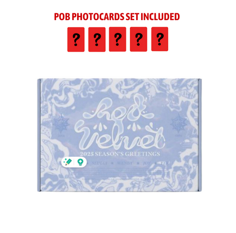Red Velvet - 2025 SEASON'S GREETINGS + POB PHOTOCARDS SET *