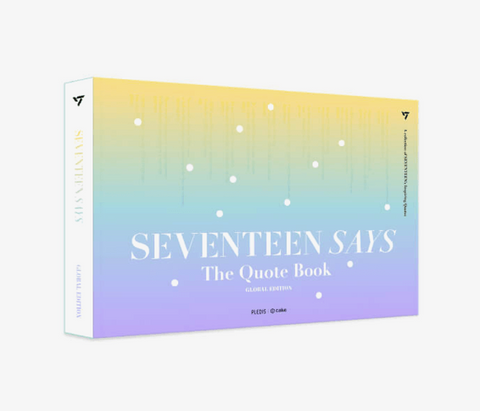 SEVENTEEN - SEVENTEEN SAYS (The Quote Book)