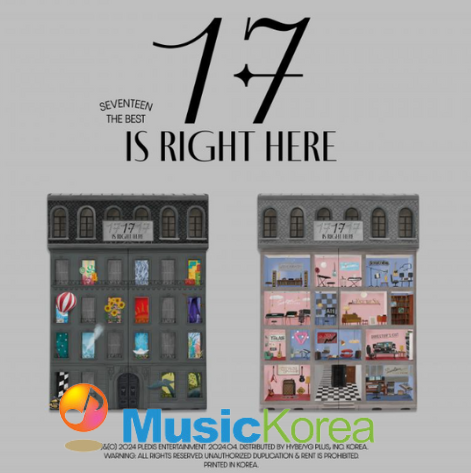[PREORDER] : SEVENTEEN - SEVENTEEN BEST ALBUM '17 IS RIGHT HERE' + MUSIC KOREA PHOTOCARD *