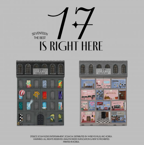 SEVENTEEN - SEVENTEEN BEST ALBUM '17 IS RIGHT HERE'
