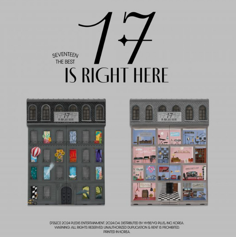 [PREORDER] : SEVENTEEN - SEVENTEEN BEST ALBUM '17 IS RIGHT HERE'