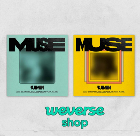 JIMIN (BTS) - MUSE (SET OF 2 ALBUMS) + WEVERSE POB GIFTS *