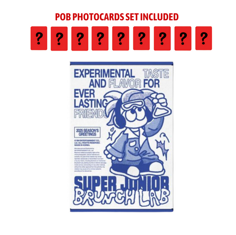 SUPER JUNIOR - 2025 SEASON'S GREETINGS + POB PHOTOCARDS SET *
