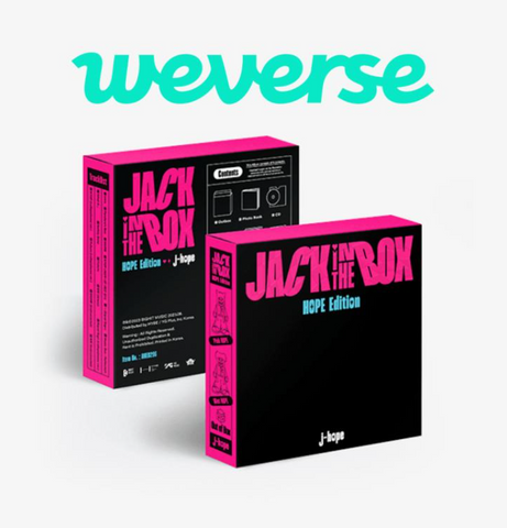 J-Hope - Jack In The Box (HOPE Edition) + WEVERSE GIFTS *