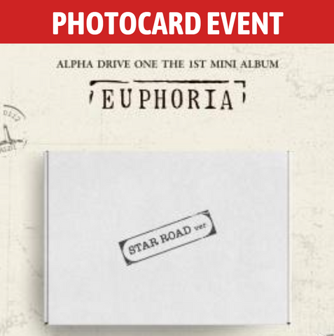 [PREORDER] : [PHOTOCARD EVENT] ALPHA DRIVE ONE - EUPHORIA (STAR ROAD Ver.)