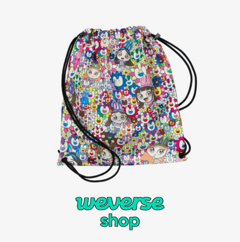 NewJeans - 'Supernatural' NJ X MURAKAMI (Drawstring Bag ver.) + WEVERSE GIFTS *