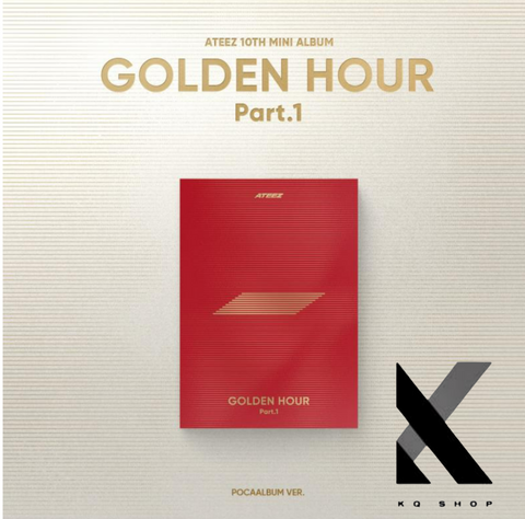 ATEEZ - GOLDEN HOUR : Part.1 (POCA ver.) + KQ SHOP PHOTOCARD *