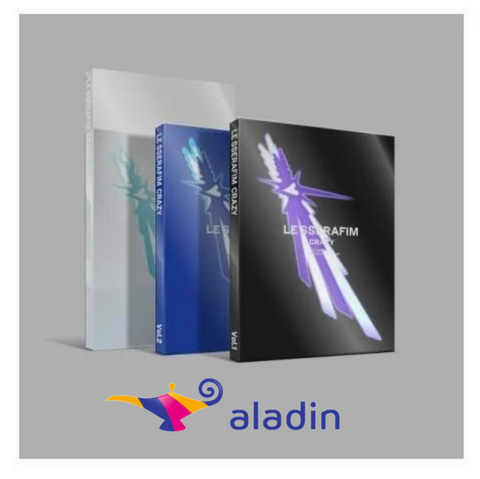 LE SSERAFIM - CRAZY + ALADIN PHOTOCARD POB *