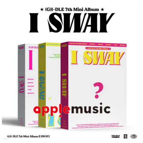 (G)I-DLE - I SWAY + APPLE MUSIC PHOTOCARD *