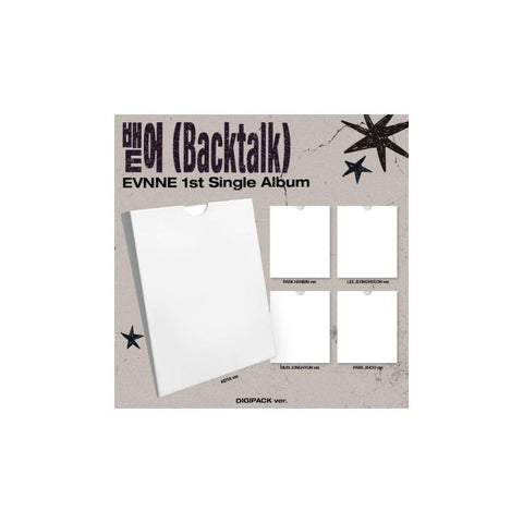 [PREORDER] : EVNNE - BACKTALK (Digipack ver.)