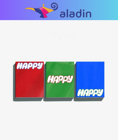 JIN (BTS) - HAPPY + (SET OF 3 VER) + ALADIN POB BONUSES *