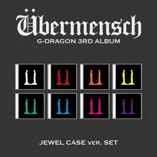 G-DRAGON Übermensch JEWEL CD ALBUM 8種コンプ G-DRAGON - Übermensch (Jewel Case Ver.) – KYYO