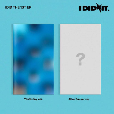 [PREORDER] : IDID - I did it