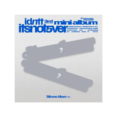 [PREORDER] : idntt - itsnotover (Silicone Album)