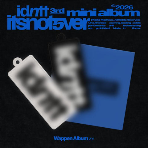[PREORDER] : idntt - itsnotover (Wappen Album ver.)