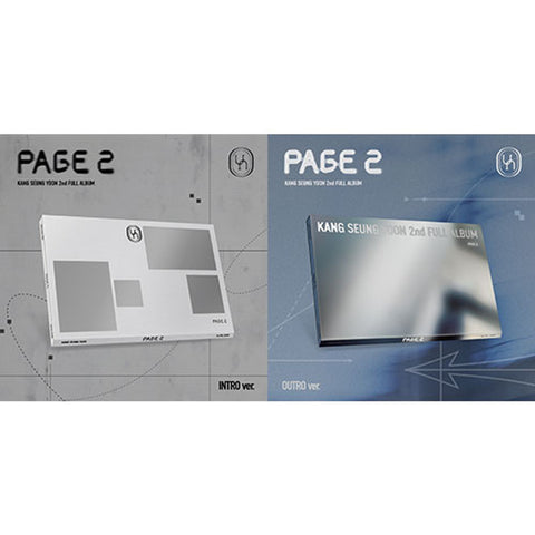 [PREORDER] : KANG SEUNG YOON - 2nd FULL ALBUM [PAGE 2] (INTRO ver. / OUTRO ver.) (2types Random Ver.)
