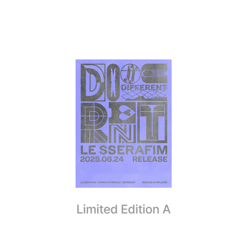 [PREORDER] : LE SSERAFIM - DIFFERENT (Limited Edition A)