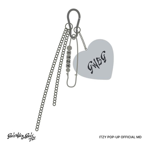 [PREORDER] : ITZY - 'Girls Will Be Girls' CARABINER CLIP PIN KEYRING