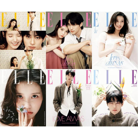 [PREORDER] : IU & BYEON WOO SEOK - ELLE KOREA (Special Edition April 2026)