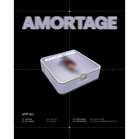 JISOO (BLACKPINK) - AMORTAGE (APP Ver.) (KiT Album)