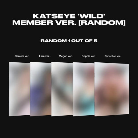 [PREORDER] : KATSEYE - WILD (Member ver.)