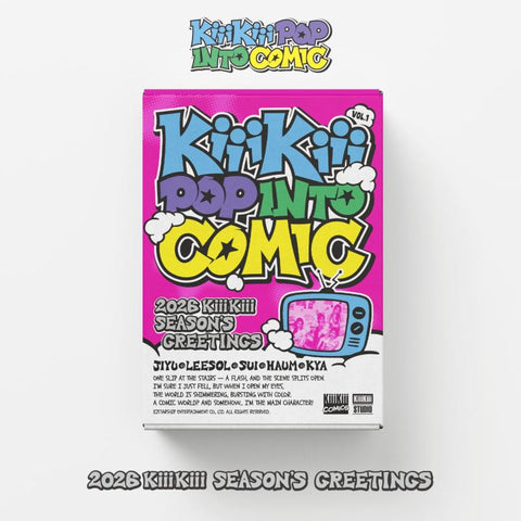 [PREORDER] : KiiiKiii - 2026 SEASON'S GREETINGS [KiiiKiii POP INTO COMIC]