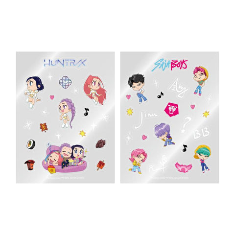 [PREORDER] : KPOP DEMON HUNTERS - OFFICIAL LIGHT STICK DECO STICKER PACK
