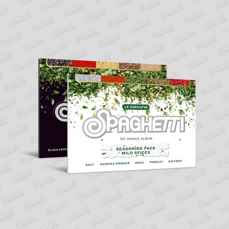 LE SSERAFIM SPAGHETTI weverse 15枚 1回目 LE SSERAFIM - SPAGHETTI (Weverse Albums ver.) – KYYO