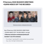 [PREORDER] : [WEVERSE] P1Harmony - 2026 SEASON'S GREETINGS [SUPER HERO'S OFF THE RECORDS]