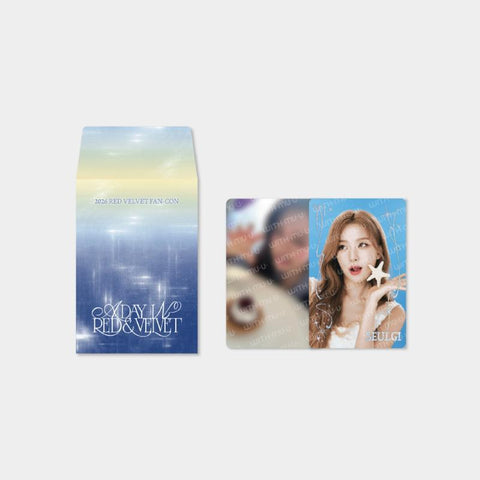[PREORDER] : Red Velvet - 2026 Red Velvet FAN-CON : [A Day in Red & Velvet] : RANDOM TRADING CARD