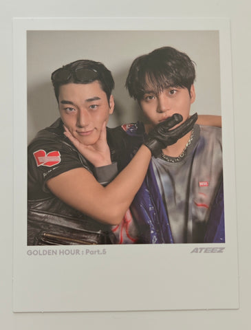 ATEEZ - GOLDEN HOUR : Part.5 Official Unit Instant Photo (San/Jongho)