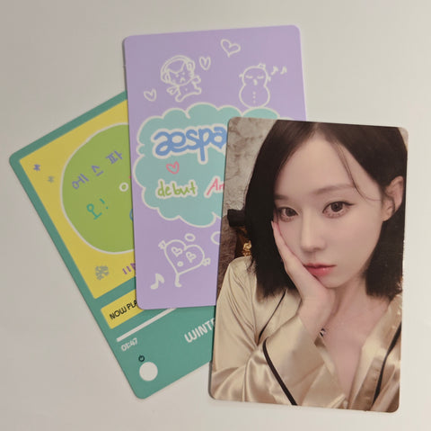 AESPA - 5th Debut Anniversary Lucky Card Winter