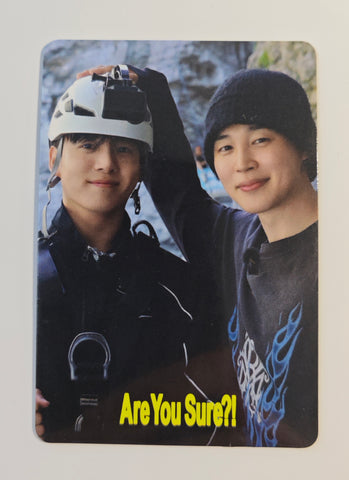 Jimin x Jung Kook (BTS) - 'Are You Sure?! Season2' PHOTOBOOK AppleMusic Official Unit Photocard (Magnet)