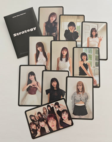 TWICE - Strategy Official Set of 10 Photocards (black)