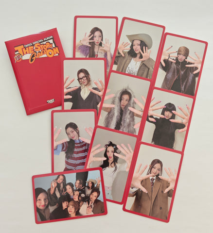 TWICE - Special Album - TEN : The story Goes On Official Set of 10 Photocards