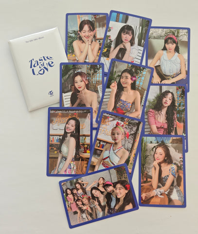TWICE - Taste of Love Official Set of 10 Photocards