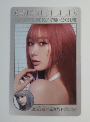 AESPA - LIVE TOUR SYNK : AEXIS LINE Official Photocard Y vers. (GISELLE)