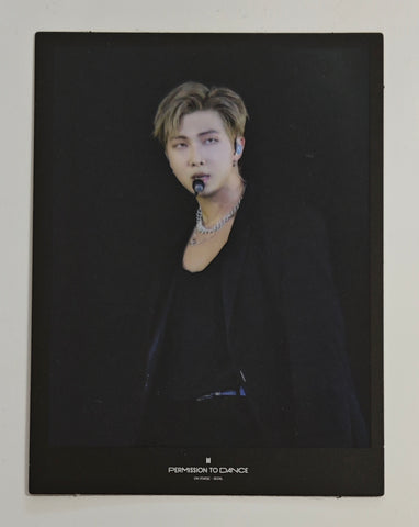 BTS - Permission To Dance Weverse Official Photocard (RM)