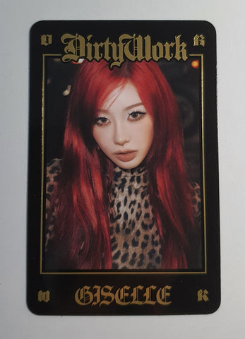 AESPA - DIRTY WORK Trading card (GISELLE)
