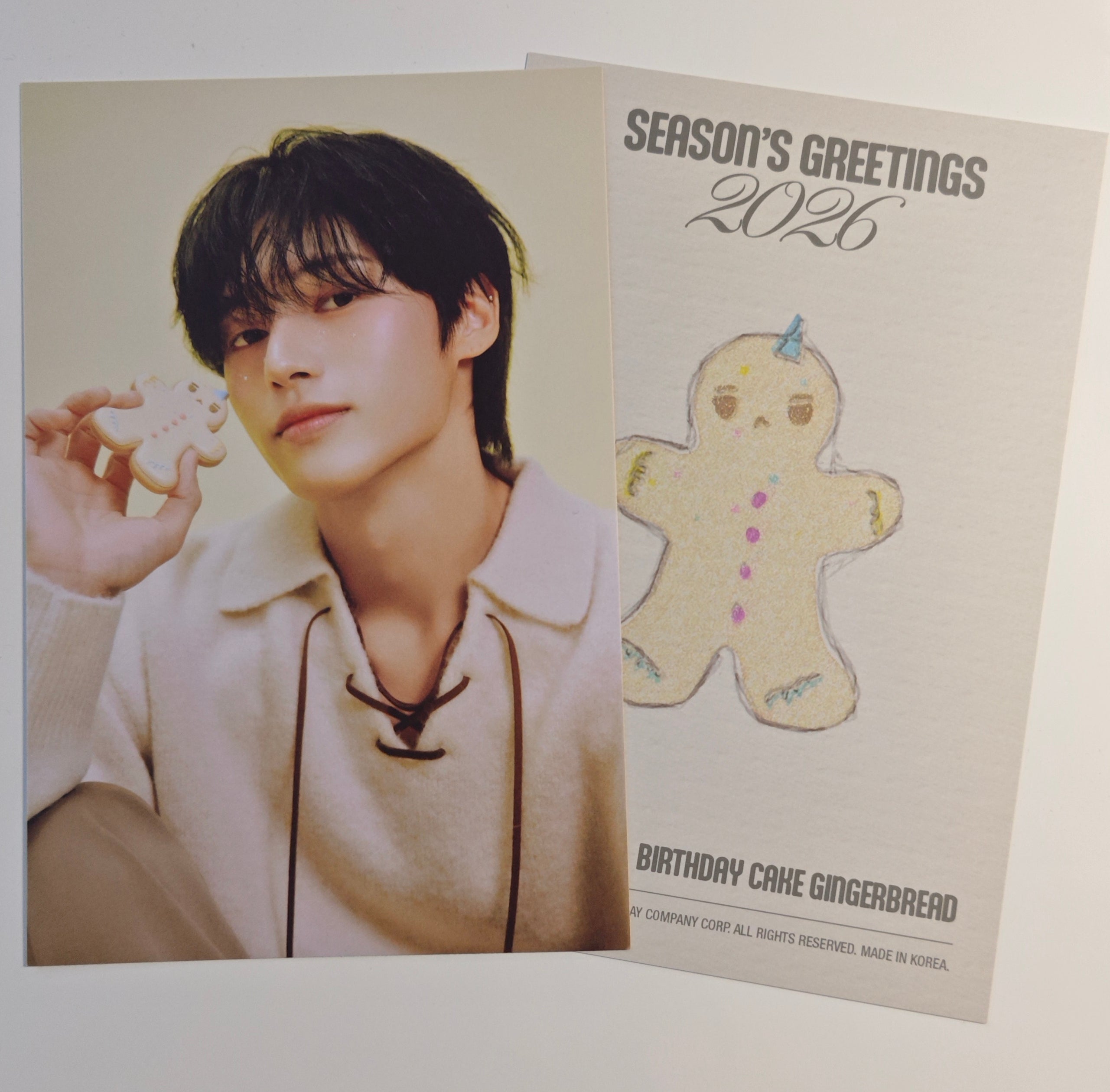 ATEEZ - 2026 SEASON'S GREETINGS Official Postcard (Wooyoung) – KYYO