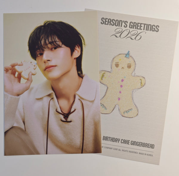 ATEEZ - 2026 SEASON'S GREETINGS Official Postcard (Wooyoung) – KYYO